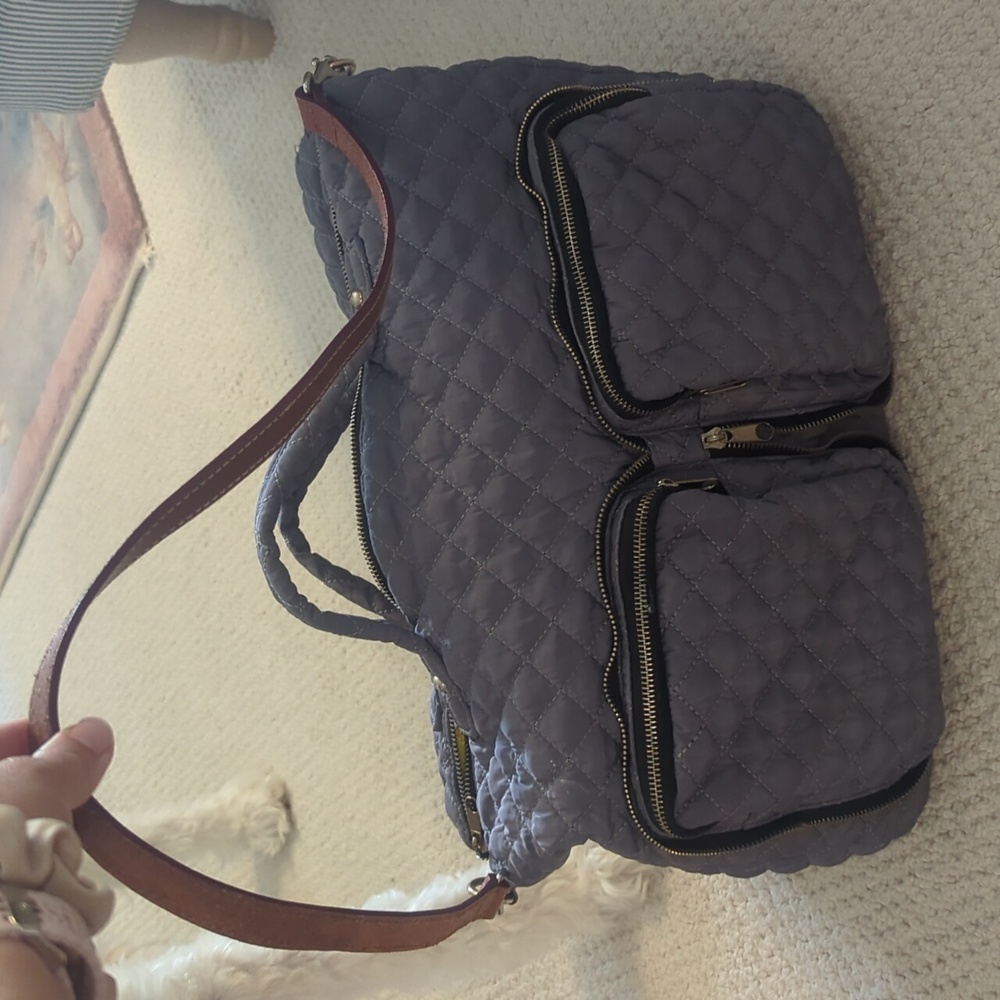 Gray duffel bag - under one sky